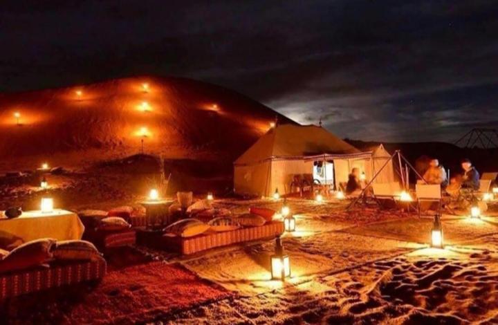 Desert Berber Fire Camp เมอร์ซูกา ภายนอก รูปภาพ