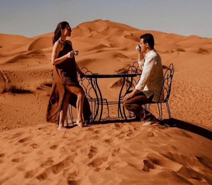 Desert Berber Fire Camp เมอร์ซูกา ภายนอก รูปภาพ